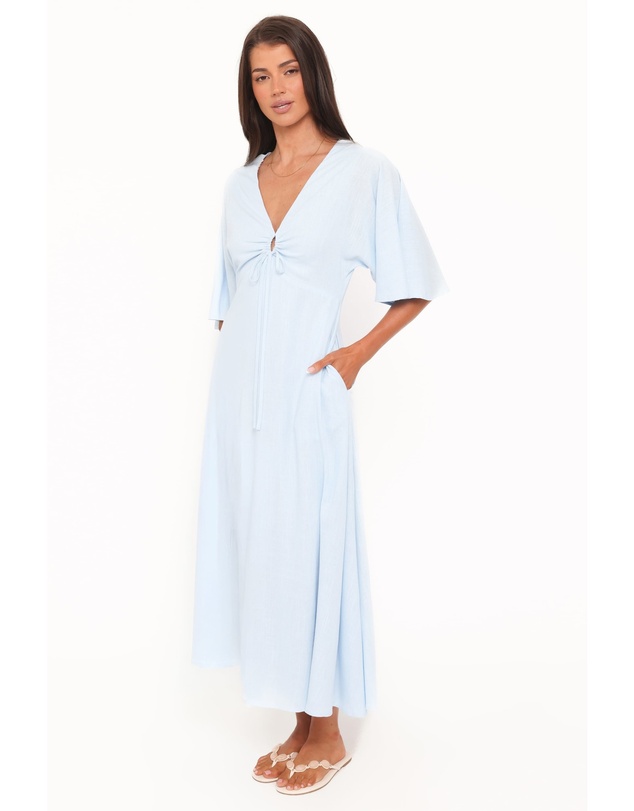 Petal & Pup - Liberty Midi Dress - Light Blue