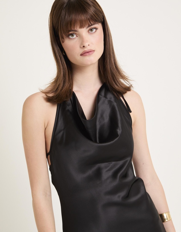 Alice In The Eve - Nova Cowl Halter Mini Dress