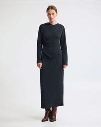 Oxford - Hartley Jacquard Stripe Knit Dress