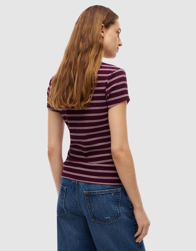 Tommy Jeans - Slim Essential Rib SS