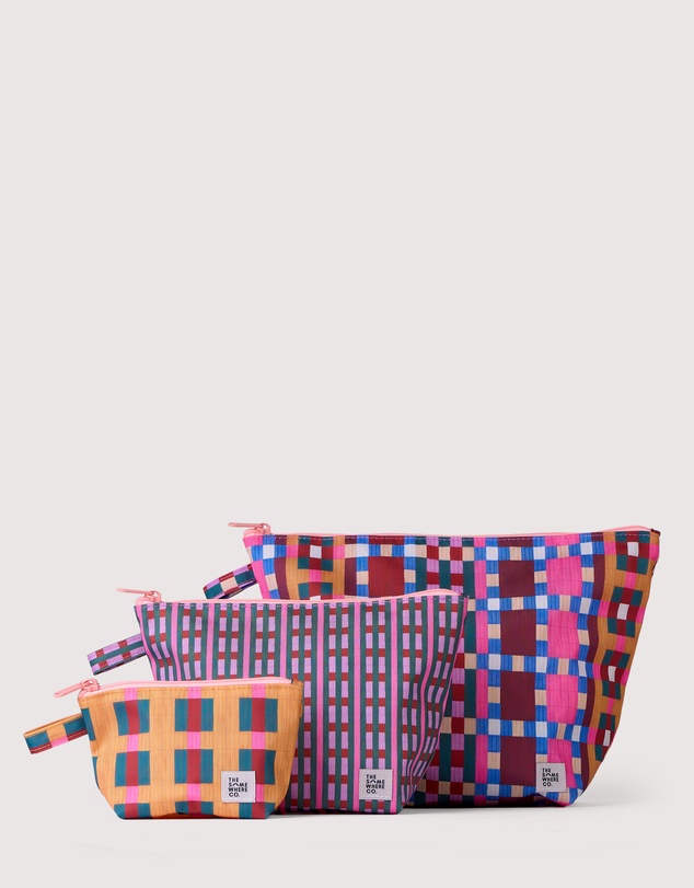 The Somewhere Co - Fiesta Handy Pouch Trio