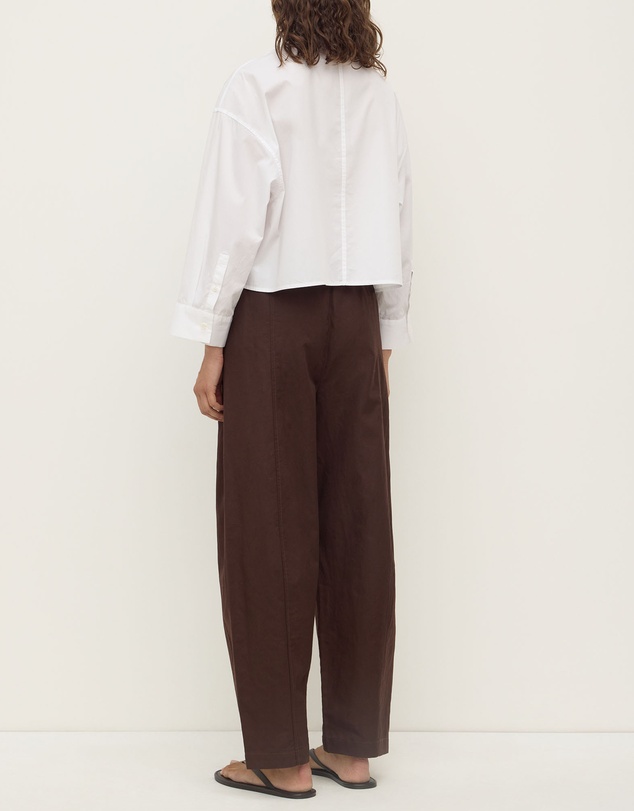 Assembly Label - Aurora Cropped Cotton Poplin Shirt