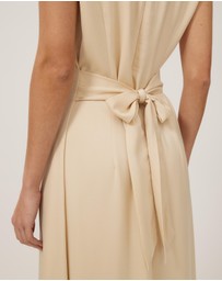 Tussah - V-Neck Midi Dress