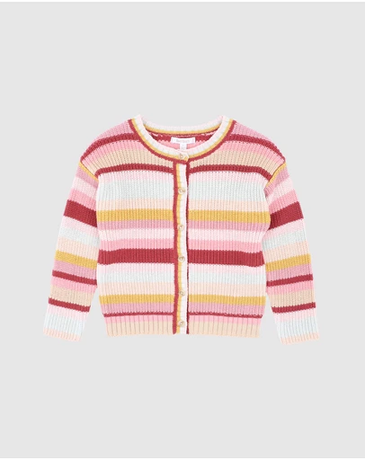 Fox & Finch - Orchard Bloom Stripe Cardigan - Kids