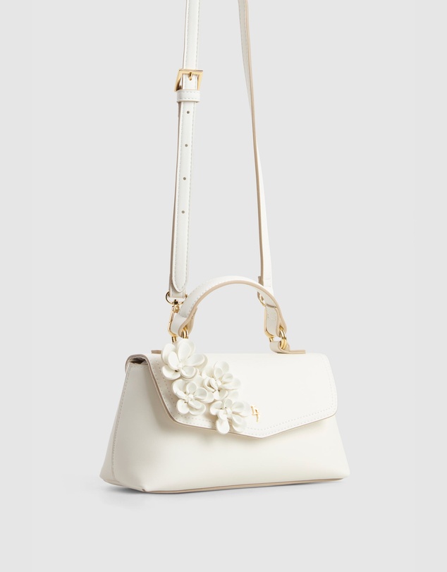 Laura Jones - Ayla Floral Top Handle Bag