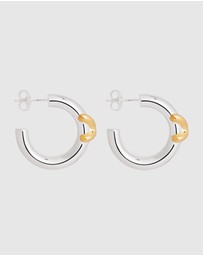 Najo - Tendresse Two-Tone Earrings