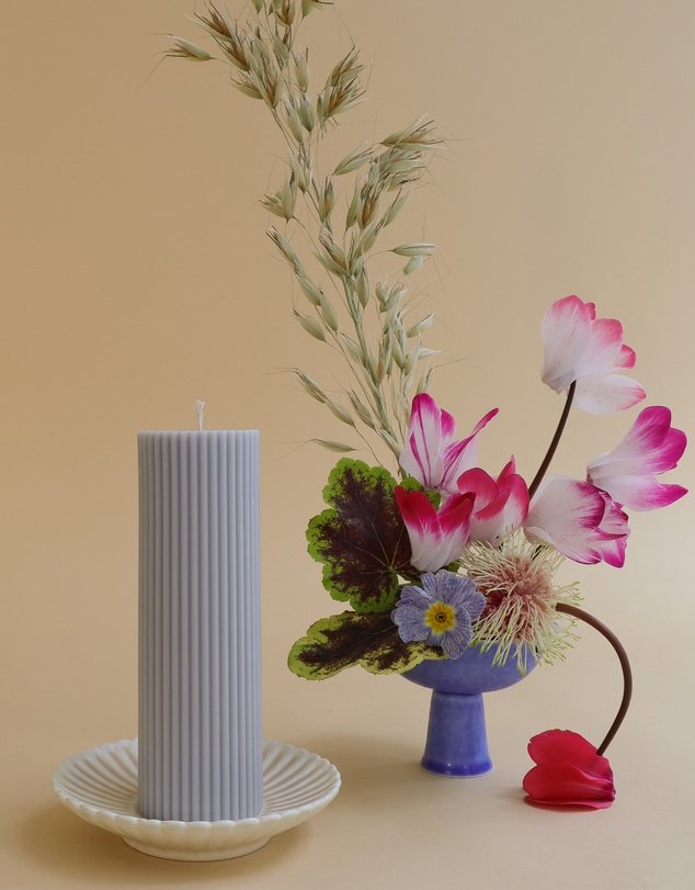 XRJ Celebrations - Pillar Cement Candle