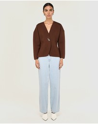 Staple the Label - Delphine Sculpted Cardigan