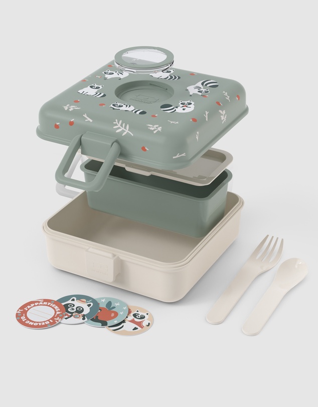 Monbento - Monbento Mb Sandwich Lunch Box Snacky - Raccoon