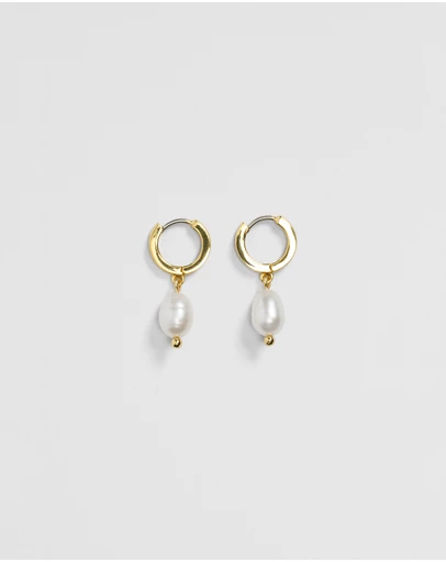 Country Road - Ava Mini Pearl Hoop Earring