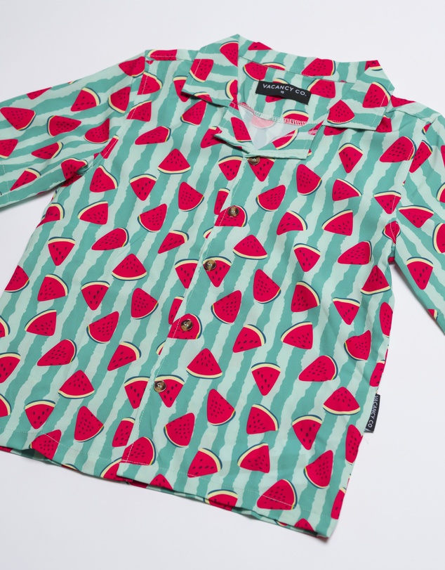 Vacancy Co - Melon Dress Shirt - Youth