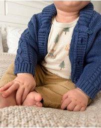 Purebaby - Cosy Cardigan -Kids-Babies