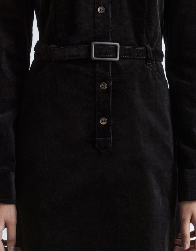 & Other Stories - Belted Velvet Mini Dress