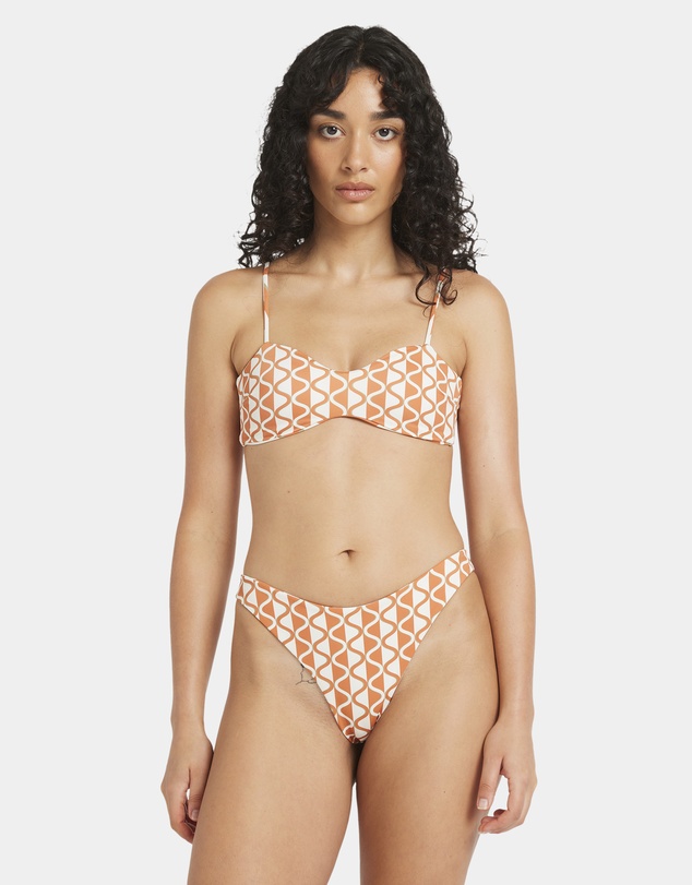 RVCA - Womens Mind Map Reversible Skimpy Bikini Bottom