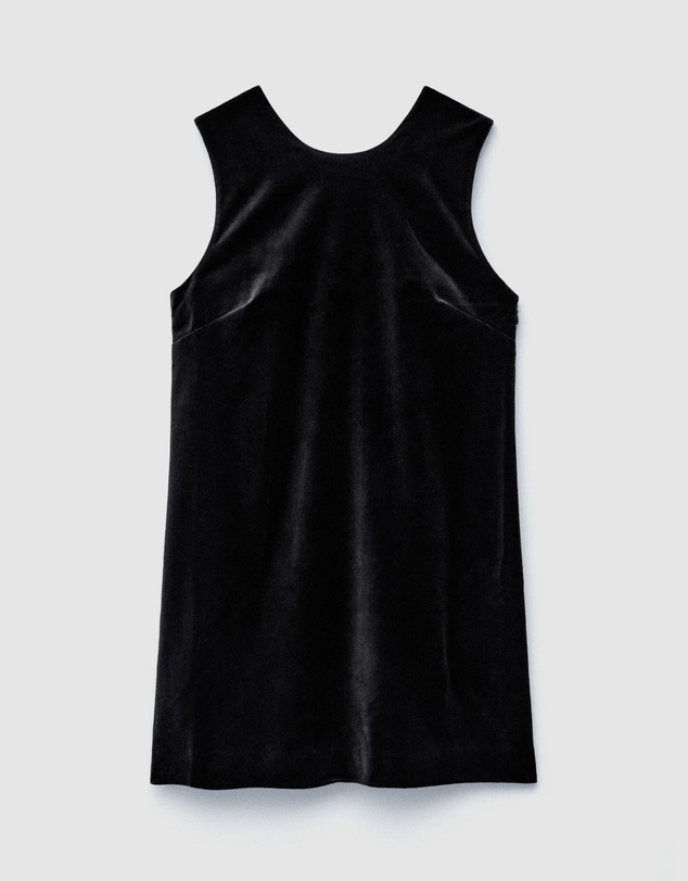& Other Stories - Open Back Velvet Mini Dress