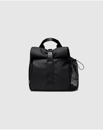 RAINS - Lunch Bag Large Black