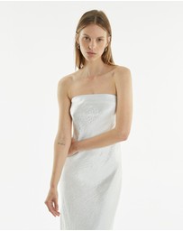 Third Form - Crush Bias Strapless Dress