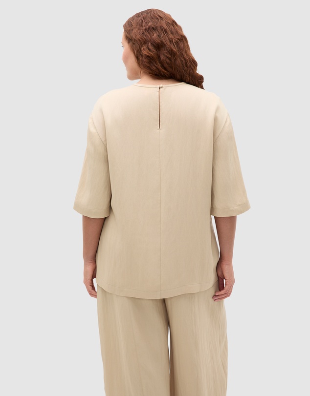 Seed Heritage - Textured Twill Longline Top