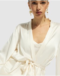 GINIA - Silk Wrap Gown
