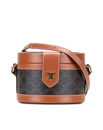 Pre-Loved by Azura Reborn - Pre-Loved celine Structured Vanity Case with Top Handle and Adjustable Shoulder Strap