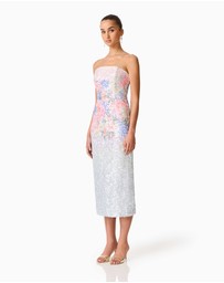 Elliatt - Lurea Strapless Midi Dress