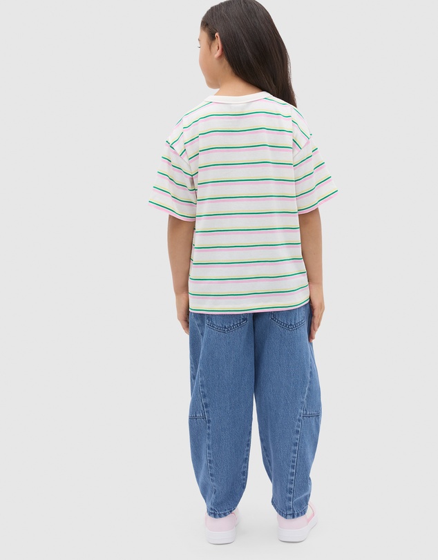 Seed Heritage - Multi Stripe Logo Tee