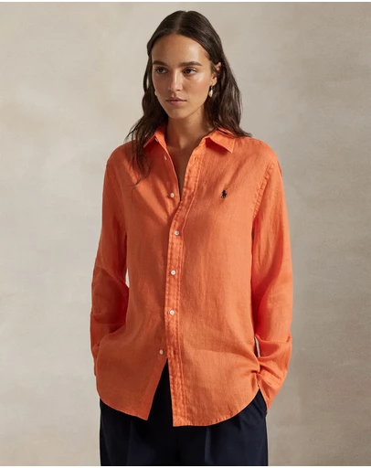 Polo Ralph Lauren - Classic Fit Linen Shirt - The ICONIC Exclusive