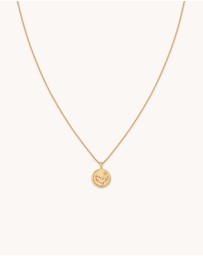 Astrid & Miyu - Zodiac Crystal Pendant 18ct Gold Plated Necklace