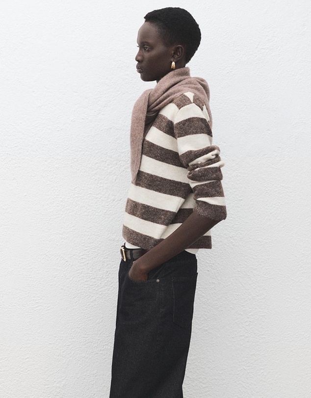 M.N.G - Knit Striped Sweater