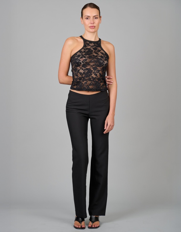 Love and Nostalgia - The Good Girl Super Racer Back - Black