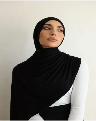 Mod Squad - Luxe Jersey Hijab- Midnight