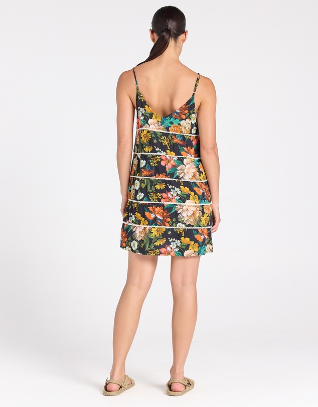 Poolside Paradiso - Fiorella Summertime Dress - Black