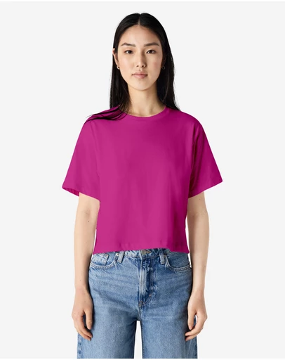 American Apparel - Women's Fine Jersey Boxy T-Shirt