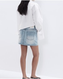 UNISON - Denim Mini Skirt