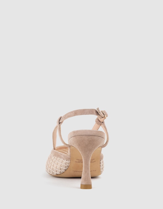 Edward Meller - DELILAH75 Mesh Slingback Pump
