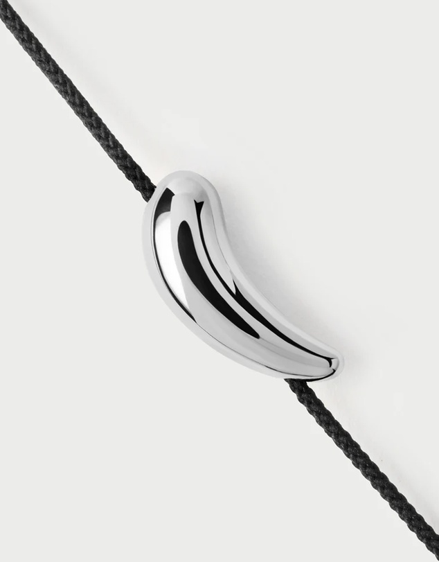 PDPAOLA - Orbit Cord Bracelet Silver