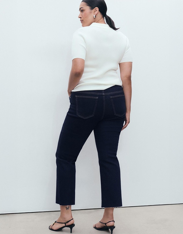 M.N.G - Sienna Flared Cropped Jeans