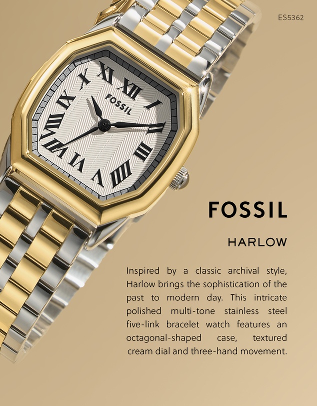 Fossil - Harlow Two Tone Analogue Watch