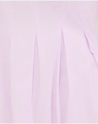 Calli - Karina Pleated Strapless Maxi Dress