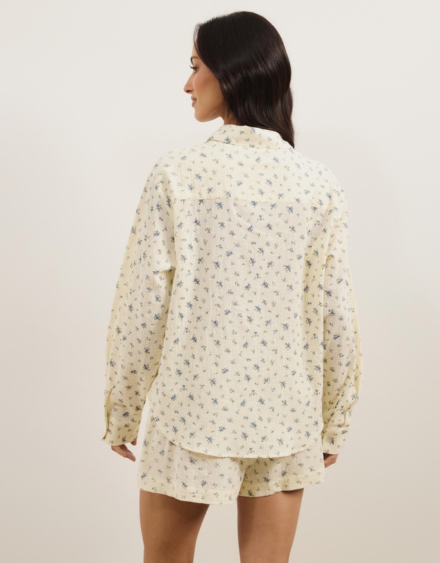 Atmos&Here - Mae Long Sleeve Floral Pyjama Short Set