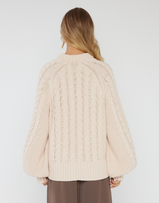 ALEXANDRA - Haven Cardigan Beige