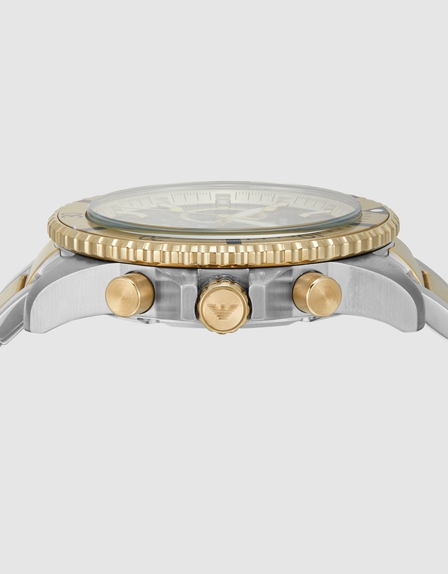 Emporio Armani - Two Tone Chronograph Watch