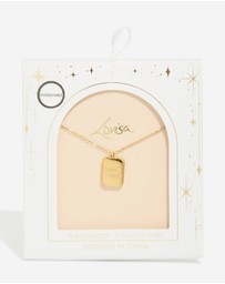 Lovisa - Waterproof Gold Plated Stainless Steel Good Luck Pendant Necklace
