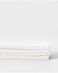 Aura Home - Vintage Pure Linen Napkin Set of 4