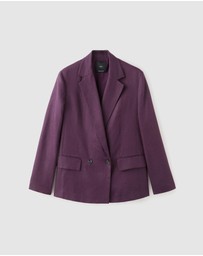 M.N.G - Linen Suit Jacket