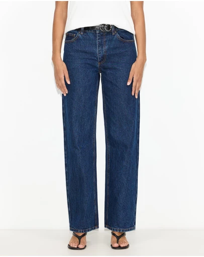 Dazie - Florence Mid Rise Straight Jeans