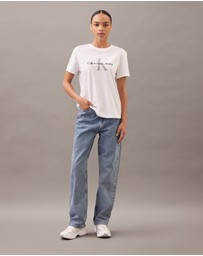 Calvin Klein Jeans - High Rise Straight Jeans