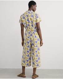 Seasalt - Seasalt Cornwall White Treen Cove Jumpsuit