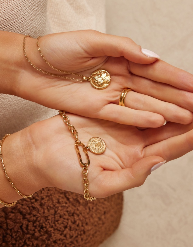 Zoe Olivia - Waterproof Muse Medalion Link Bracelet