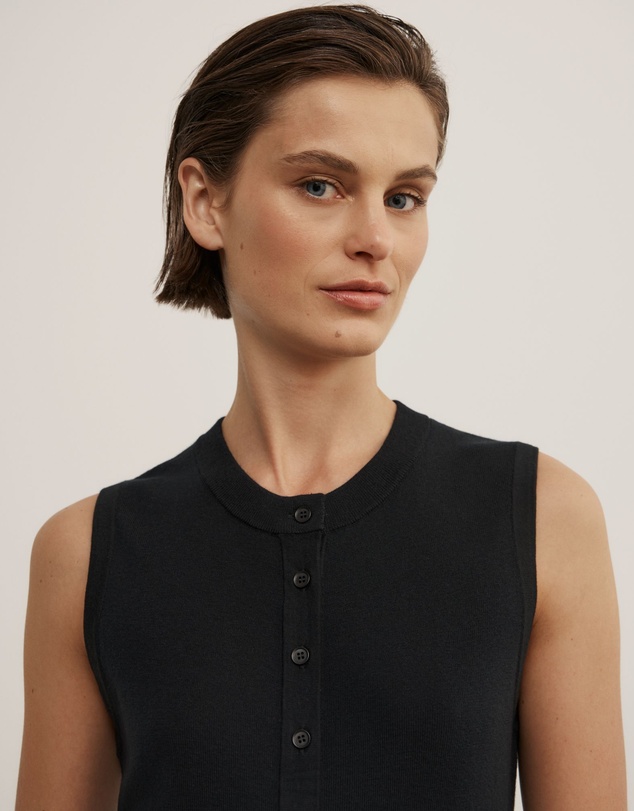 Witchery - Knit Button Tank